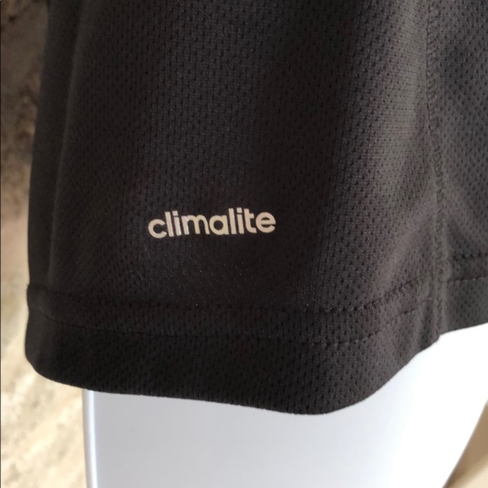 Adidas Climalite Workout Top Tee Basic Black L - image 4